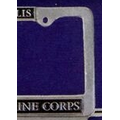 12-1/4"x6 1/4" Custom Crested Auto Tag Frame